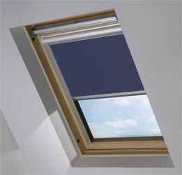 Solar Skylight in Celestial Blue Blackout