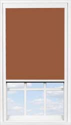 Main display image for BlocOut™ product with Terracotta Blackout fabric