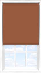 Main display image for Roller Blind product with Terracotta Translucent fabric