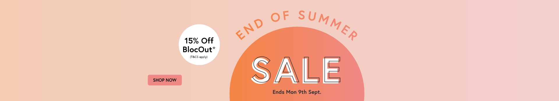 End of Summer Sale