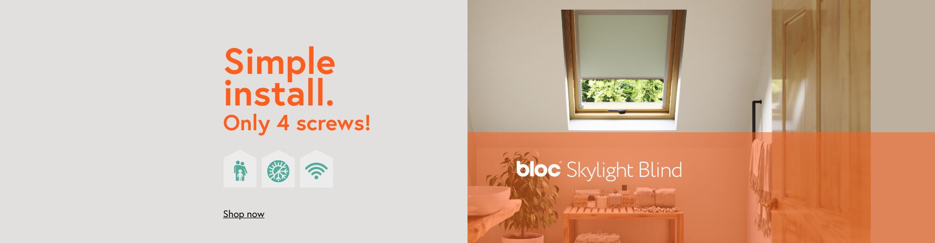 Bloc Skylight Blinds